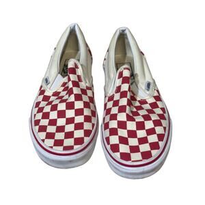 Women's van checker slip on snearkers size 8.5